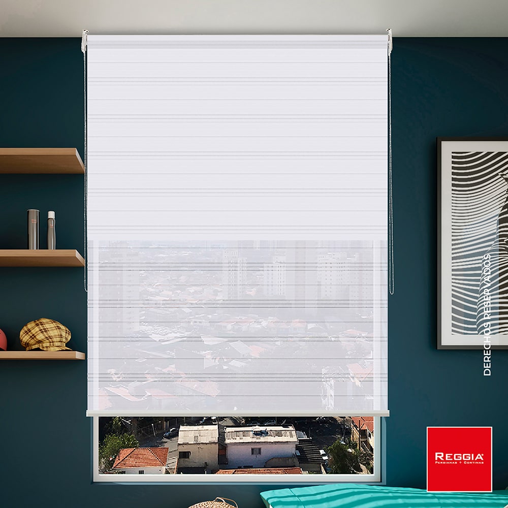 Cortinas enrollables 2 en 1 de Reggia